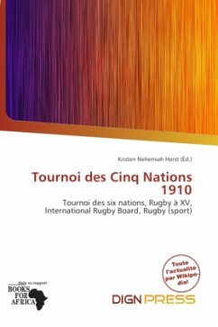 Cover Tournoi des Cinq Nations 1910