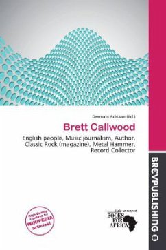 Cover Brett Callwood