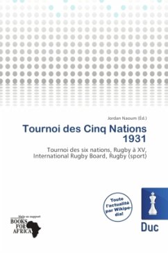 Cover Tournoi des Cinq Nations 1931