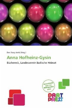 Cover Anna Hofheinz-Gysin