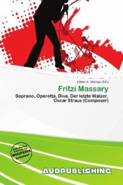 Fritzi Massary Cover Fritzi Massary