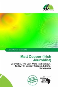 Matt Cooper (Irish Journalist)