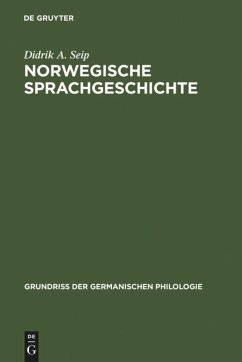 Norwegische Sprachgeschichte - Seip, Didrik A.