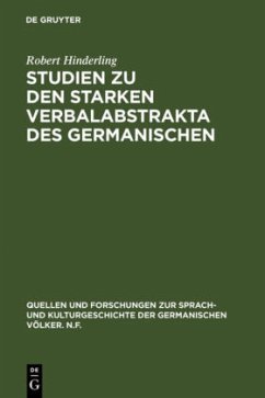 Studien zu den starken Verbalabstrakta des Germanischen - Hinderling, Robert