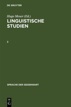 Linguistische Studien. 2