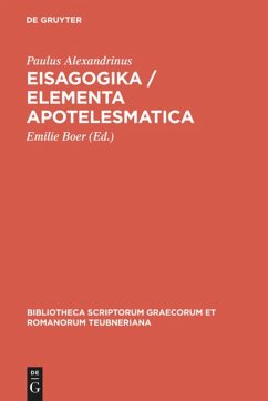 Eisagogika / Elementa apotelesmatica - Paulus Alexandrinus