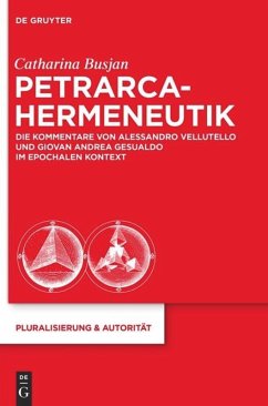 Petrarca-Hermeneutik - Busjan, Catharina