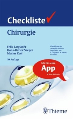 Checkliste Chirurgie - Largiadèr, Felix;Saeger, Hans-Detlev;Keel, Marius