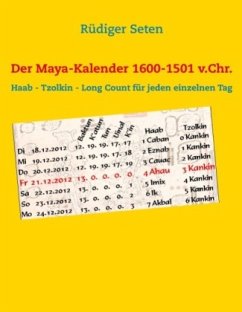 Der Maya-Kalender 1600-1501 v.Chr. - Seten, Rüdiger