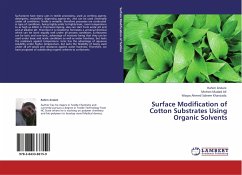 Surface Modification of Cotton Substrates Using Organic Solvents