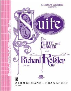 Cover Suite für Flöte und Klavier op.16