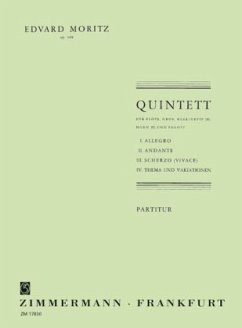 Cover Quintett für Flöte, Oboe, Klarinette (B), Horn (F) und Fagott op.169