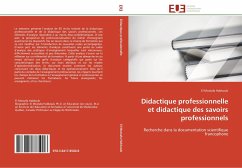 Didactique professionnelle et didactique des savoirs professionnels - Habboub, El Mostafa
