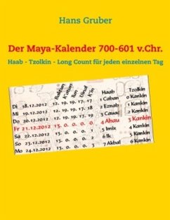 Der Maya-Kalender 700-601 v.Chr. - Gruber, Hans