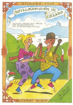 Cover Willkommen in Irland Irische Lieder und Tänze für Altblockflöte und Gitarre