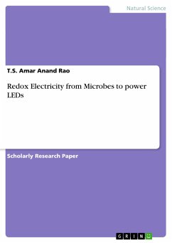 Redox Electricity from Microbes to power LEDs - Amar Anand Rao, T. S.