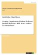 Creating Organizational Culture To... - Bild 1