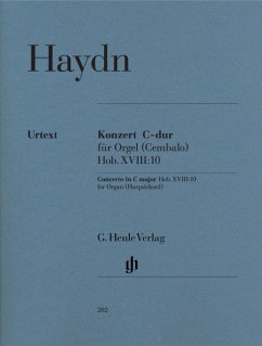 Cover Konzert für Orgel (Cembalo) mit Streichinstrumenten C-dur Hob. XVIII:10 (Erstausgabe)