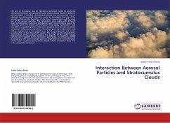 Interaction Between Aerosol Particles and Stratocumulus Clouds - Beata, Szabo-Takacs