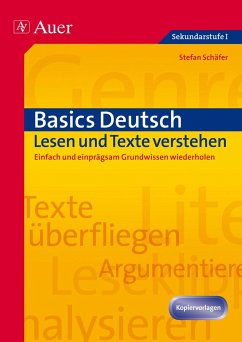 Basics Deutsch: Lesen - Schäfer, Stefan