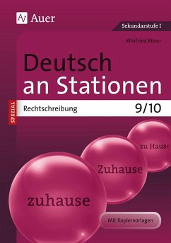 Deutsch an Stationen spezial Rechtschreibung 9-10 - Röser, Winfried