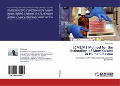 LCMS/MS Method for the Estimation of Montelukast in Human Plasma
