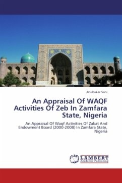 Cover An Appraisal Of WAQF Activities Of Zeb In Zamfara State, Nigeria