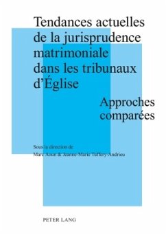 Tendances actuelles de la jurisprudence matrimoniale dans les tribunaux d'Église