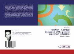Taxation - A critical discussion of the present tax system in Kosovo