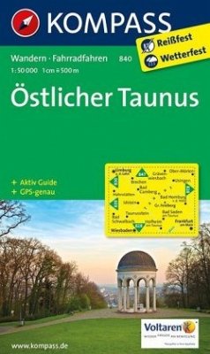 Cover Kompass Karte Östlicher Taunus