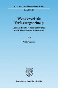 Cover Wettbewerb als Verfassungsprinzip