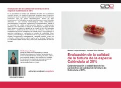 Evaluación de la calidad de la tintura de la especie Caléndula al 20% - Corpas Paneque, Martha;Ortiz Sánchez, Yurisnel