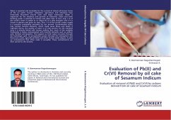 Evaluation of Pb(II) and Cr(VI) Removal by oil cake of Sesamum Indicum - Nagashanmugam, K. Bommannan;K., Srinivasan