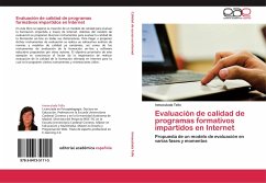 Evaluación de calidad de programas formativos impartidos en Internet - Tello, Inmaculada