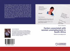 Factors associated with women unemployment in South Africa - Mahlwele, Casment