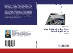 Cost Estimation for Web-Based Application