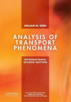 Analysis of Transport Phenomena - Deen, William M. (Professor, Professor, Massachusetts Institute of T