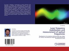 Laser frequency stabilization and measurement of optical frequencies