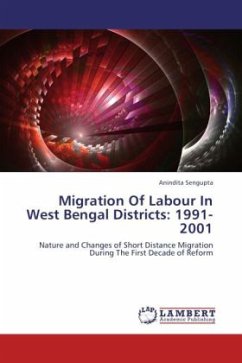 Migration Of Labour In West Bengal Districts: 1991-2001 - Sengupta, Anindita