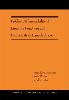Fréchet Differentiability of Lipschitz Functions and Porous Sets in Banach Spaces (Am-179) - Lindenstrauss, Joram; Preiss, David; Tiser, Jaroslav