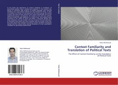 Context Familiarity and Translation of Political Texts