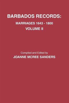 Barbados Records. Marriages, 1643-1800 - Sanders, Joanne McRee