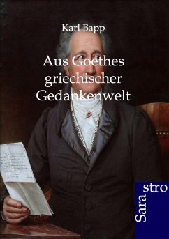 Cover Aus Goethes griechischer Gedankenwelt