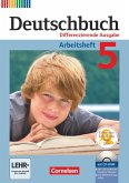 Deutschbuch 5. Schuljahr. Arbeitsheft mit Lösungen und Übungs-CD-ROM. Differenzierende Ausgabe