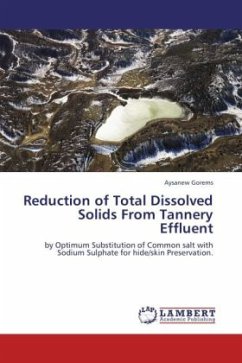 Reduction of Total Dissolved Solids From Tannery Effluent