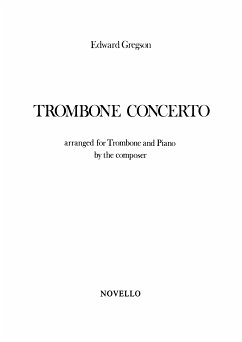 Cover Trombone Concerto arranged for trombone and piano by the composer