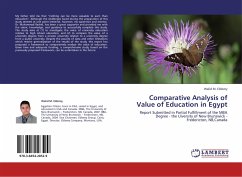 Cover Comparative Analysis of Value of Education in Egypt