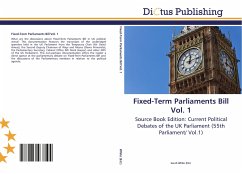 Cover Fixed-Term Parliaments Bill Vol. 1