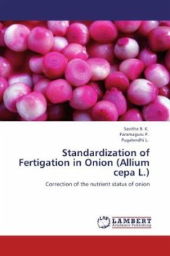 Standardization of Fertigation in Onion (Allium cepa L.)
