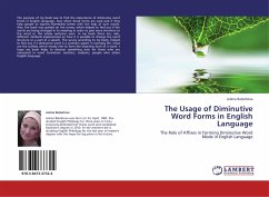 The Usage of Diminutive Word Forms in English Language - Balashova, Jelena